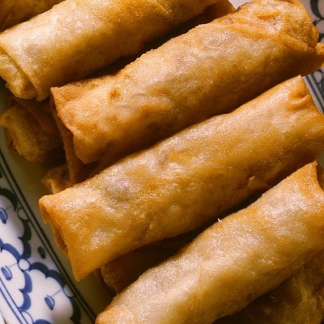 Vegetable Spring Rolls.