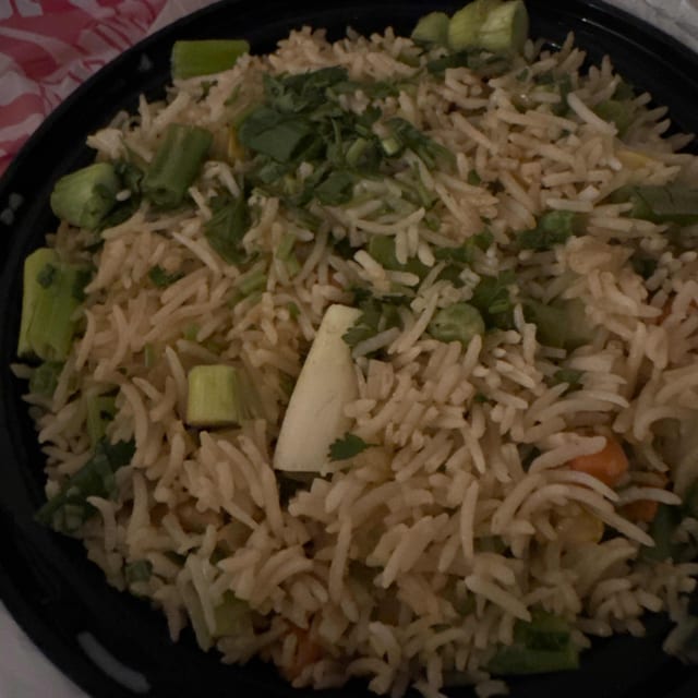 Chili Garlic Fried Rice.